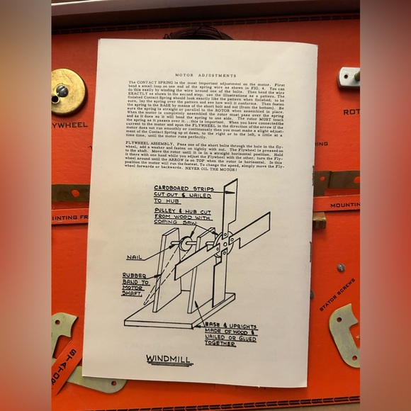 Vintage “Build it yourself” motor kit - Picture 2 of 7